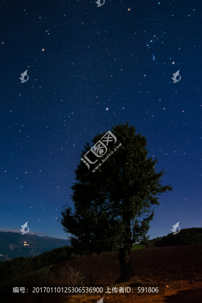 紅土地星空夜景