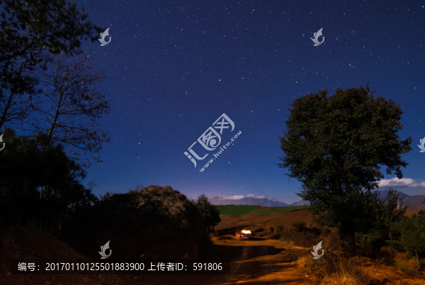 紅土地星空夜景