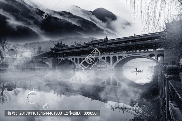 街子古鎮(zhèn)瑞龍橋