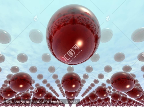 無窮.3D渲染。