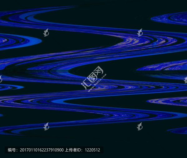 藍(lán)色和B中的波浪設(shè)計(jì)