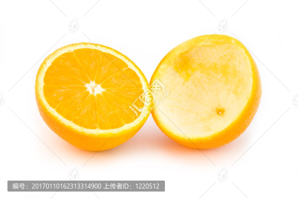 兩個橙色的一半