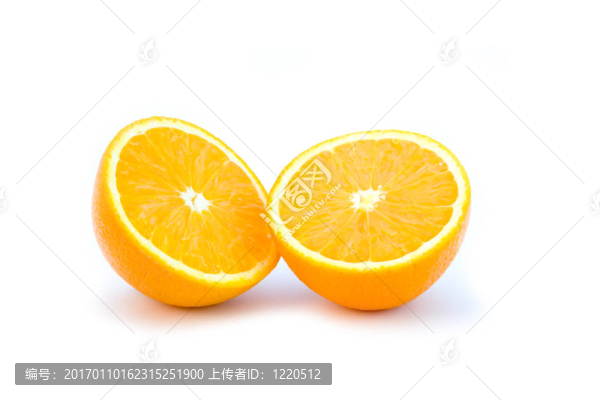 兩個橙色的一半