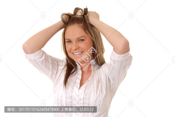 可愛的黑發(fā)女人107
