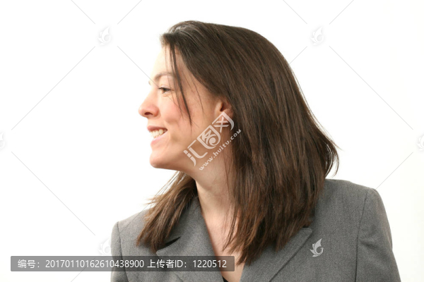 快樂的女商人