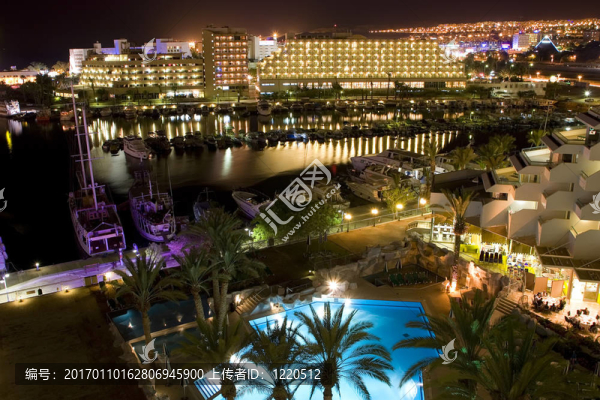 以色列在Eilat的晚夏
