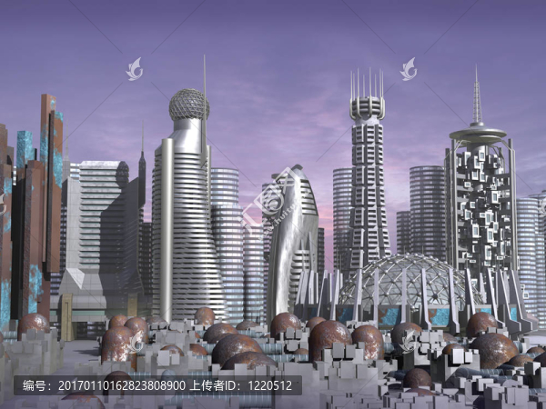 科幻城市3D模型