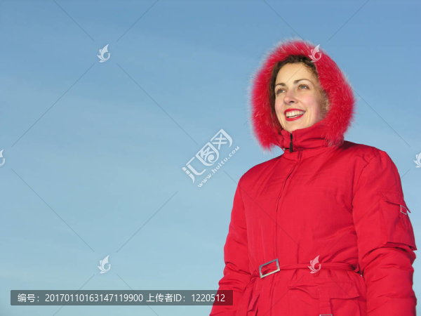 微笑的女人的冬天