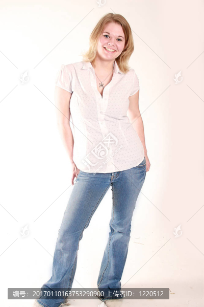 漂亮的年輕女士