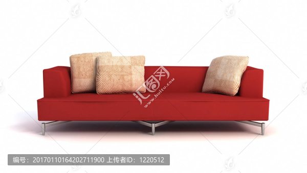 現(xiàn)代沙發(fā)3D效果圖
