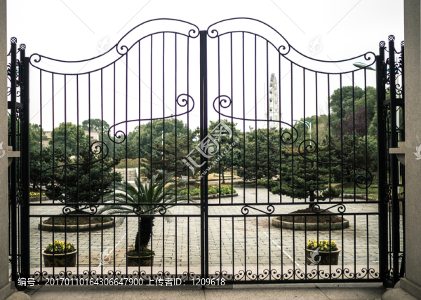 鐵藝門,鐵柵子門