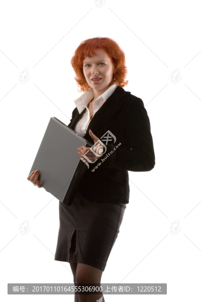 女人的筆記本電腦