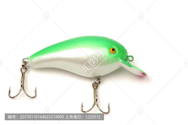 綠色的魚餌