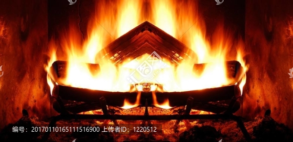 對(duì)稱(chēng)的壁爐