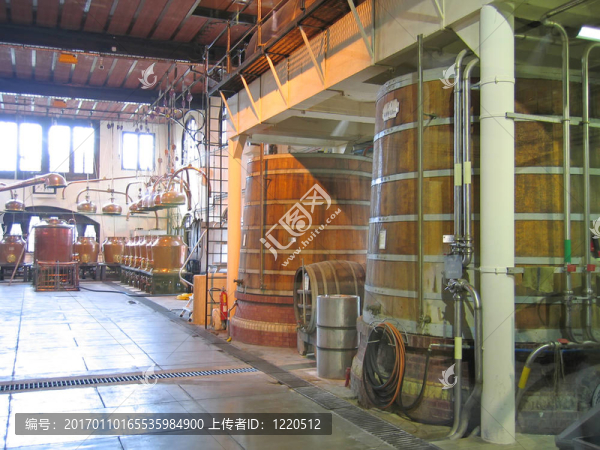 對(duì)于本篤會(huì)酒精飲料的制備洞；本宮；Fecamp；法國(guó)