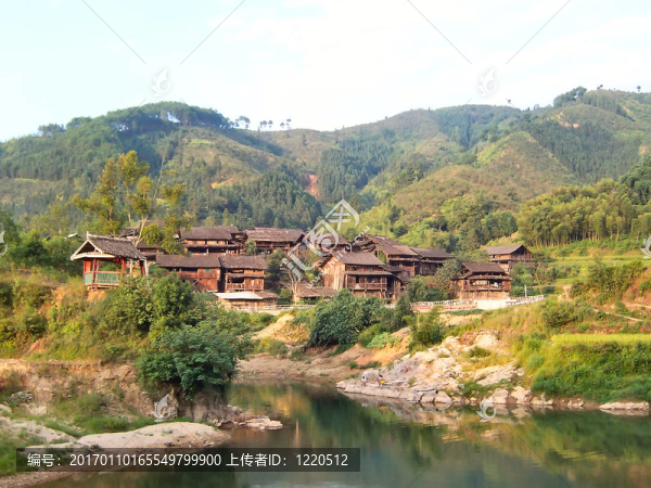 Dong村與紫膠；湖南；中國