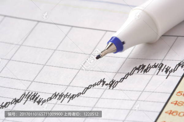07三月股票圖上的特寫鏡頭