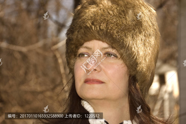 夢幻般的外觀的女人
