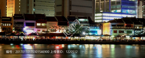 新加坡的夜景