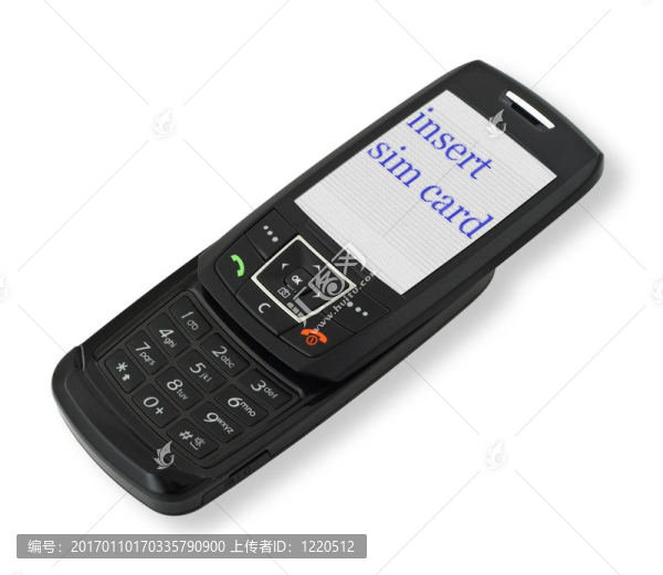 具有卡消息的移動(dòng)電話