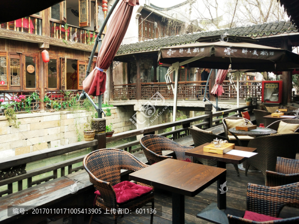 江南古鎮(zhèn)水鄉(xiāng)茶坊