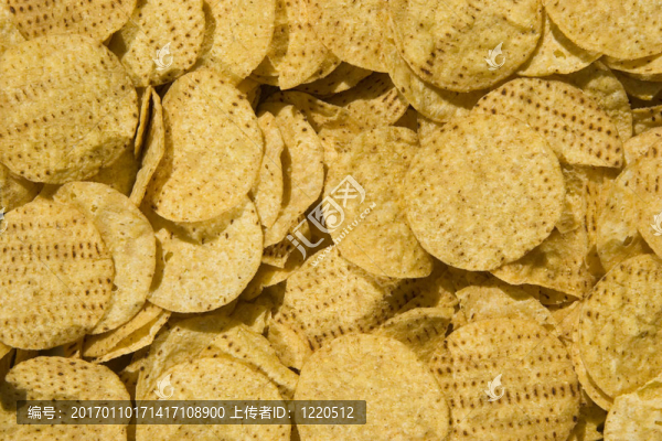 黃色的玉米片