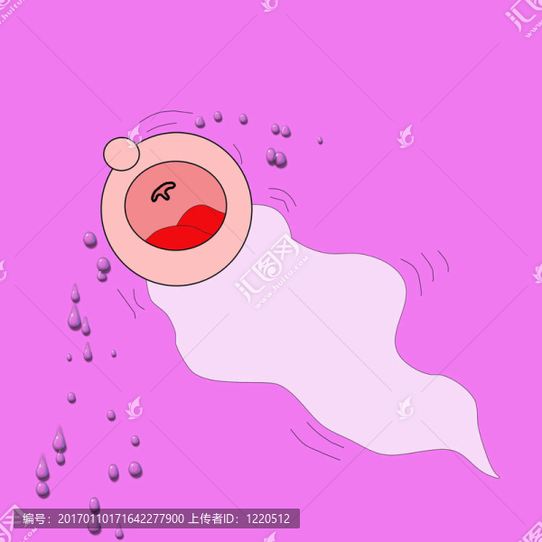 哭鬧的嬰兒