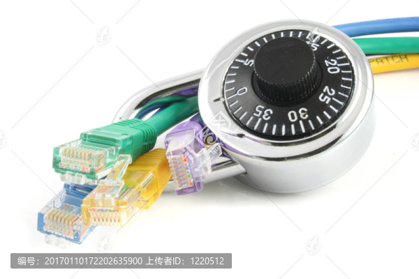 帶網(wǎng)絡(luò)電纜的組合鎖
