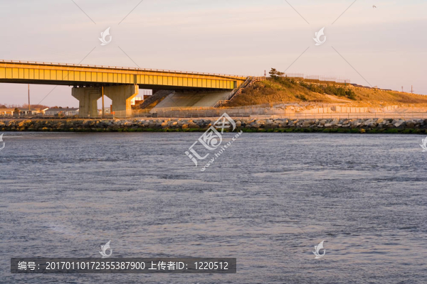 在海灘上的日出