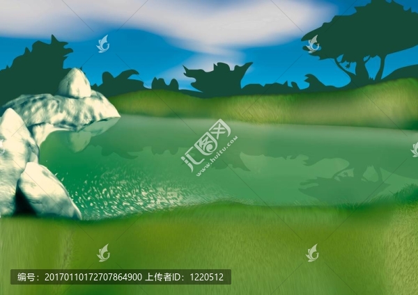 小的湖