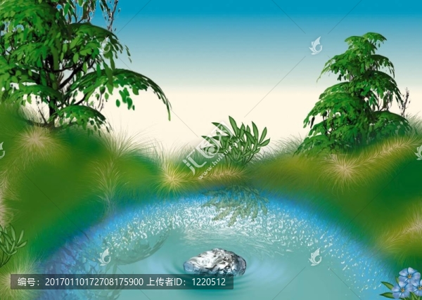 小池塘