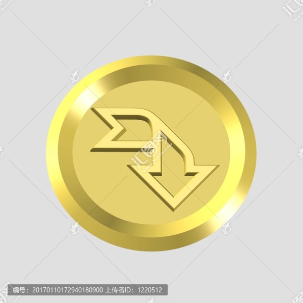 金箭頭圖標(biāo)