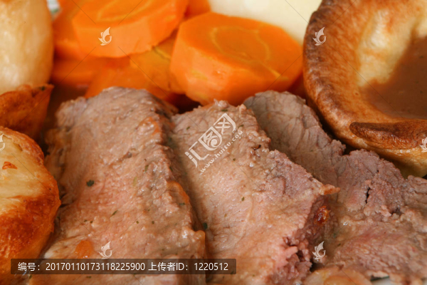 烤牛肉和約克郡蝦仁