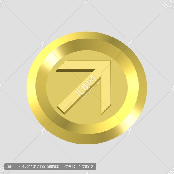 金箭頭圖標(biāo)