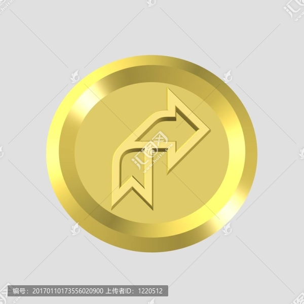 金箭頭圖標(biāo)