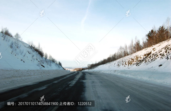 冬天的路