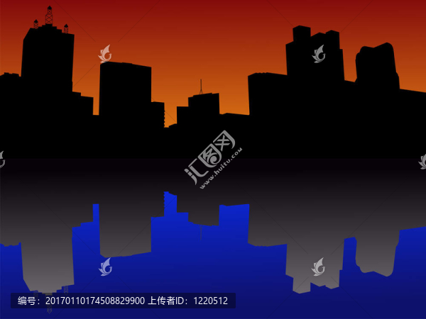 達(dá)拉斯的天際日落