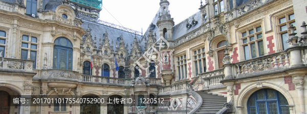 本篤會的宮殿建筑；Fecamp；法國；全景