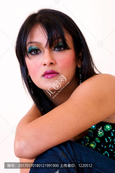 輕松的印度女人