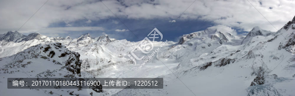 瑞士阿爾卑斯全景
