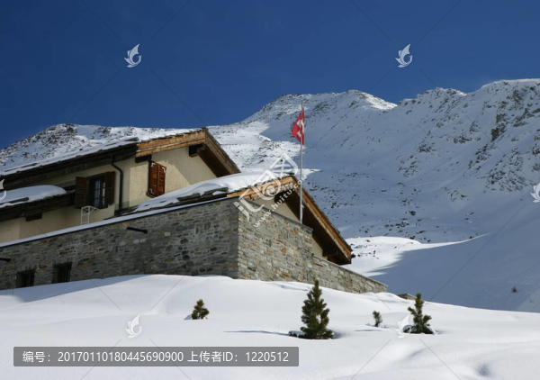 瑞士的高山小屋
