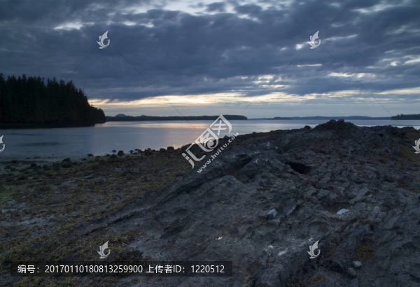 黃昏的海岸