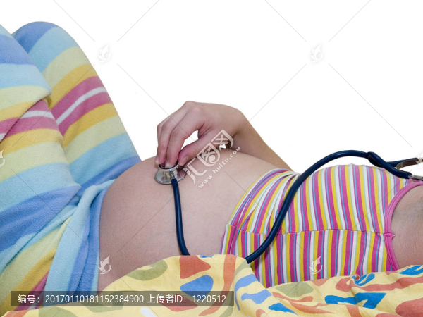 孕婦嬰兒用聽診器聽