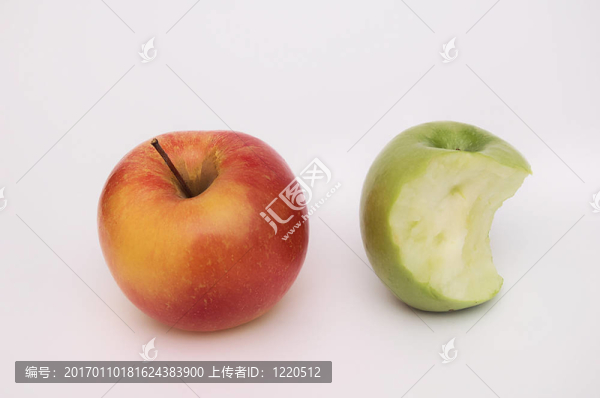 紅蘋果和綠蘋果