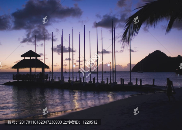 圣露西亞的日落