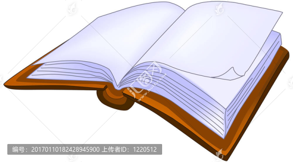 打開的書