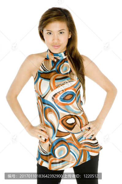 時(shí)髦的亞洲女人