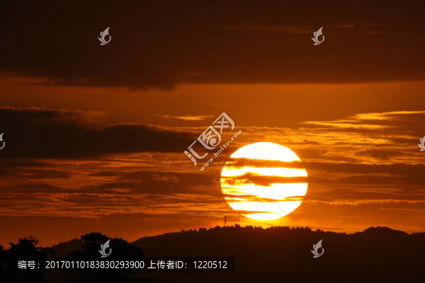 令人驚嘆的日落