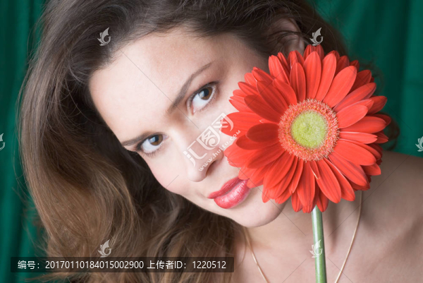 紅色的Gerber女士