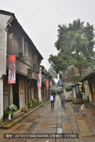 江南古鎮(zhèn)石板路